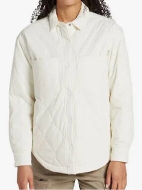 Alpine Designs - Cream Quilted Button-Front Jacket- Like New - Never Worn - XS